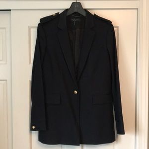 rag & bone dark navy wool blazer
